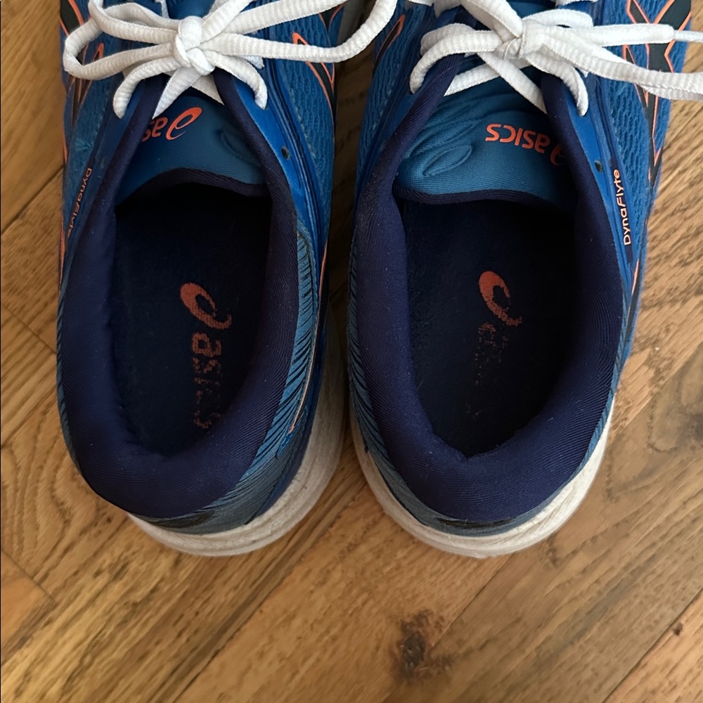 ASICS Dynaflyte Men's Blue and Orange Running Shoes size 11 US - Picture 6 of 6